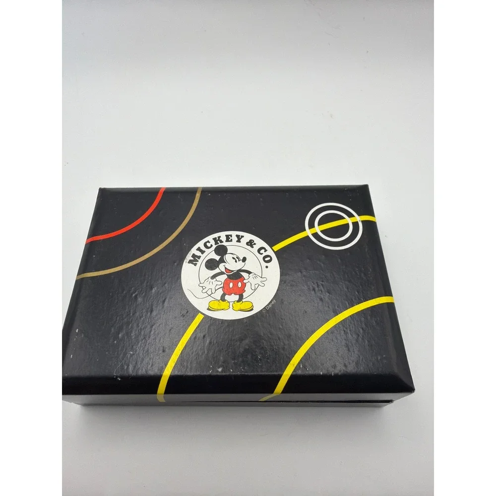 Vintage Mickey Mouse Colibri Pocket Watch Two Tone Swiss Quartz MPW95851W Boxed